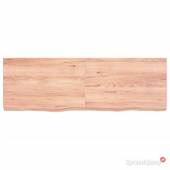 Półka brązowa 120x40x26 lakierowane lite drewno