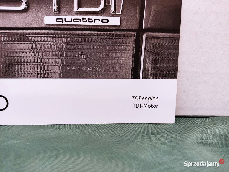 Pocztówka widokówka Audi silnik 25TDI quattro Głuchołazy