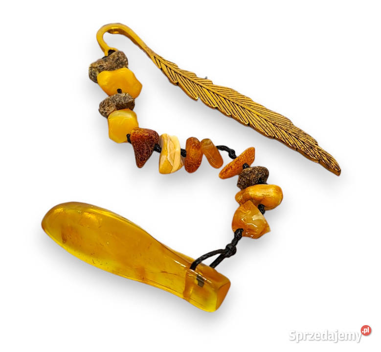 Zakładka do książki z bursztynu BURSZTYN Warszawa