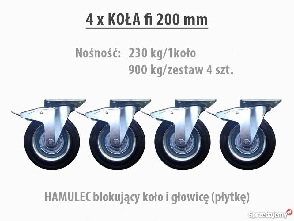 Koła do rusztowania choinkowego fasadowego Pozostałe sprzedam