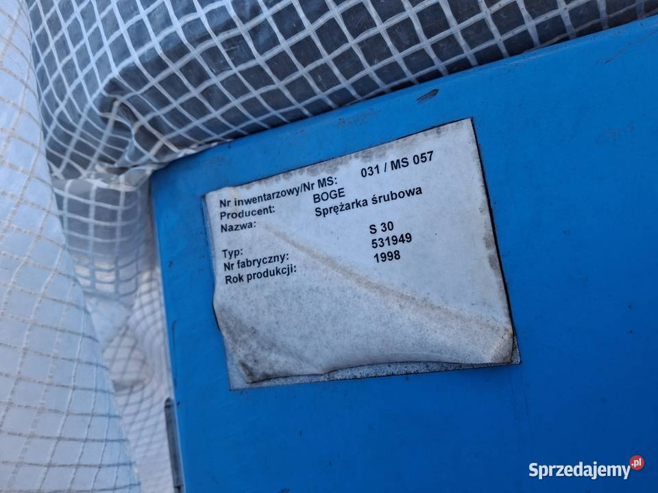 Kompresor śrubowy BOGE Słupsk