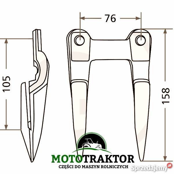 Bagnet podwójny John Deere 952 955 970 975 985 sprzedam