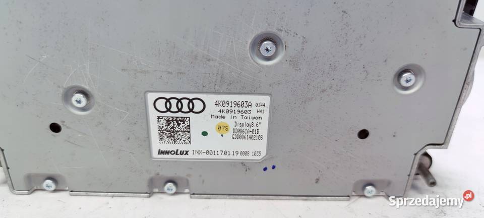 WYŚWIETLACZ MMI PANEL LCD AUDI A6 C8 4K śląskie Przystajń sprzedam