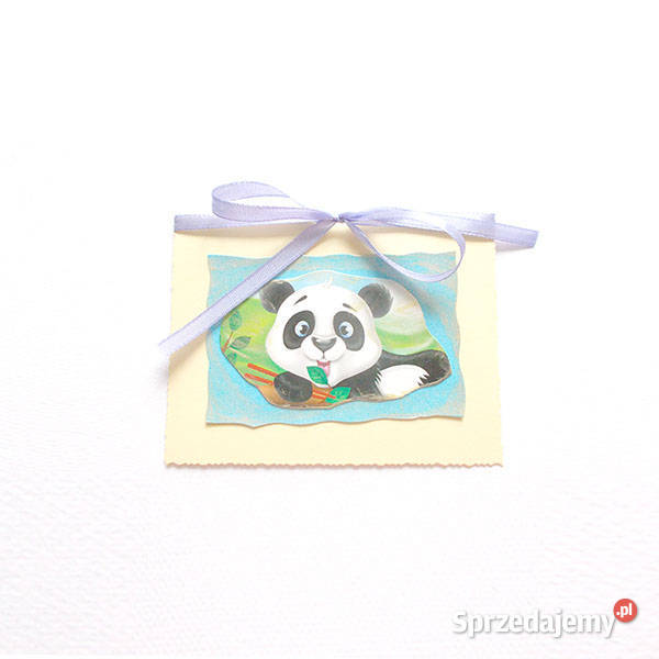 kartki zwierzęta kartki dziecka panda kartki Łódź