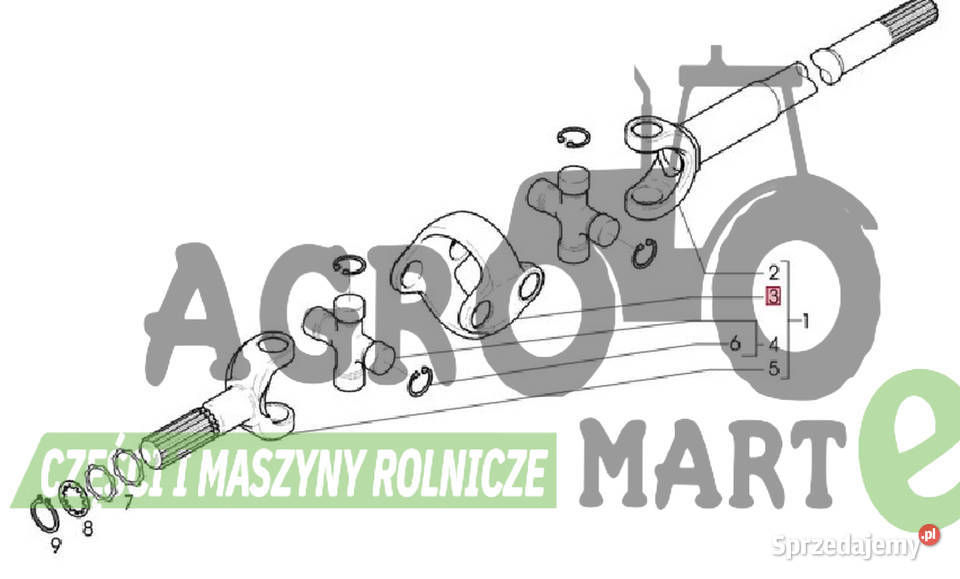 133742766 84423328 47106507 934774 ŁĄCZNIK Układ kierowniczy i oś przednia