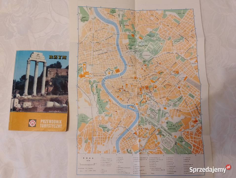 Przewodnik turystyczny RZYM I Adam Broż mapa Oborniki