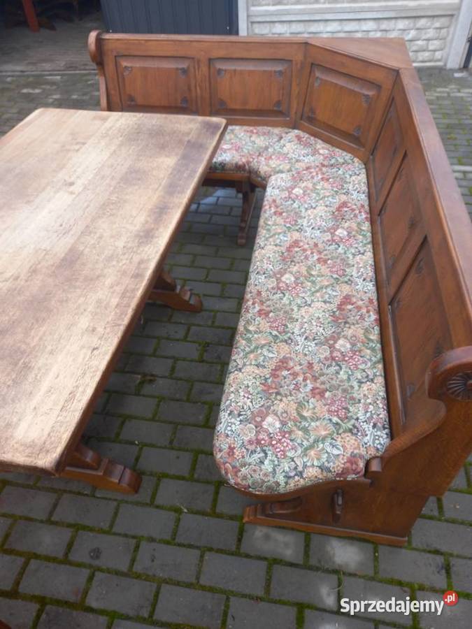 Narożnik stół 3 krzesła