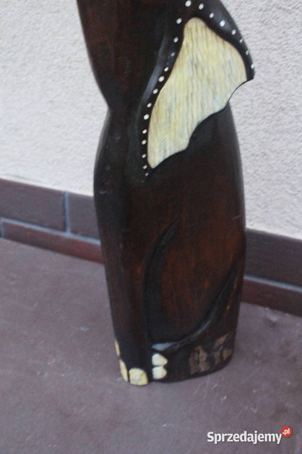 słoń drewniany Rękodzieło wielkopolskie