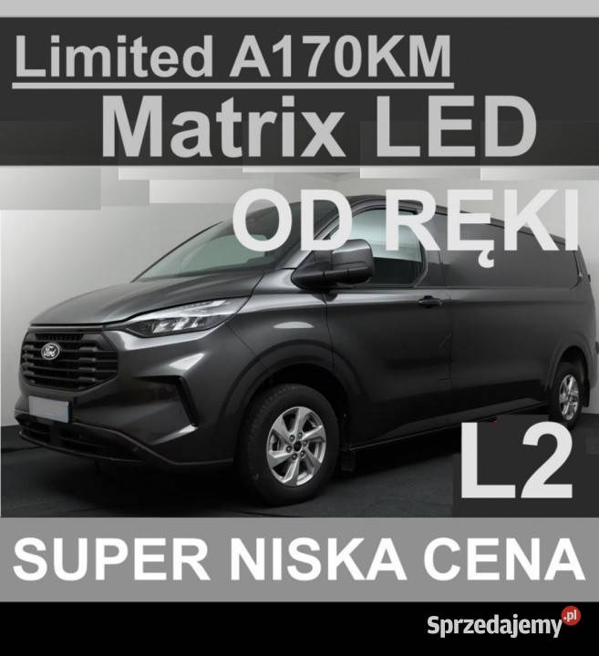 Ford Transit Custom L2 Limited A8 170 Matrix LED Szczecinek