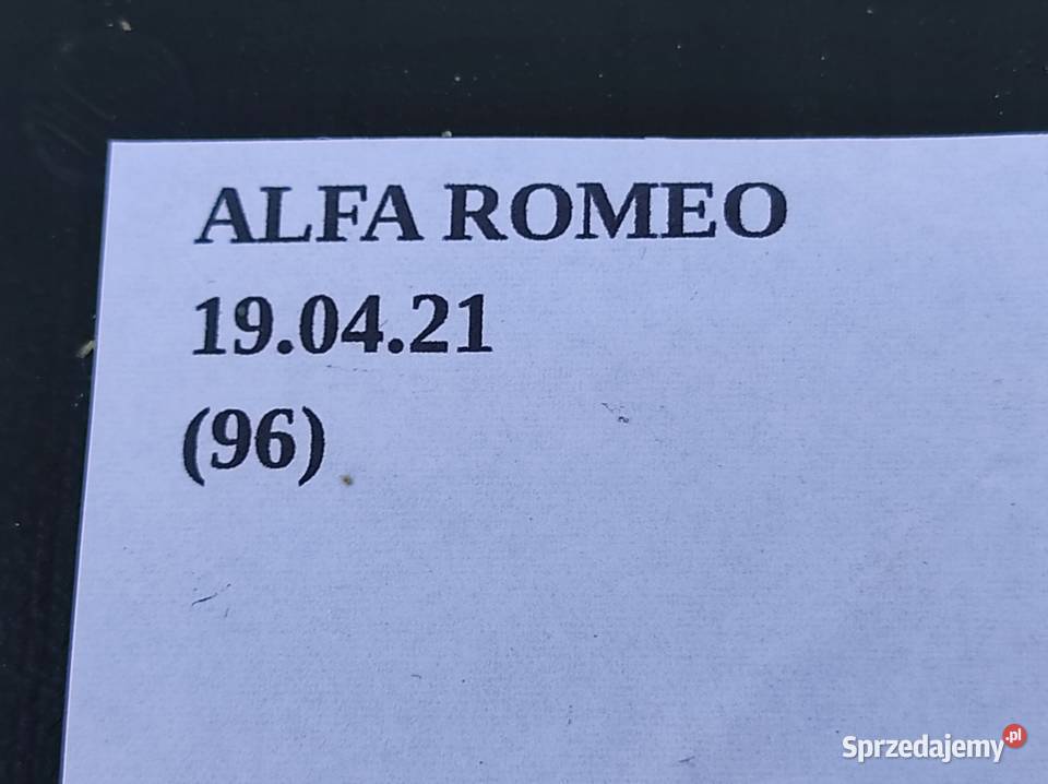 BAK PALIWAPOMPA PALIWA ALFA ROMEO 147 937 3D Nowy Tomyśl sprzedam