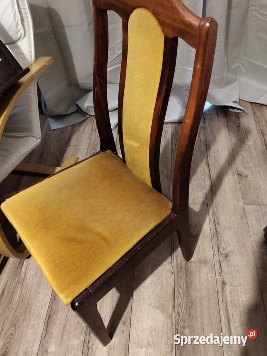 Sprzedam 3 drewniane krzesla 90cm Dom i Ogród Łódź