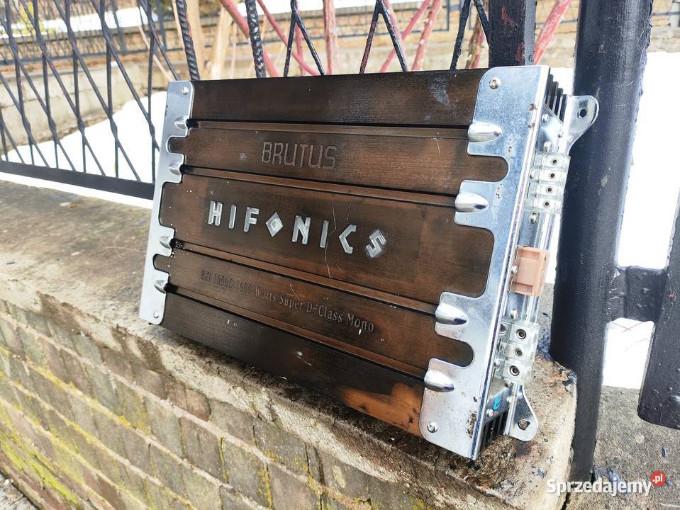 Wzmacniacz samochodowy 1 kanałowy monoblok Niegowonice