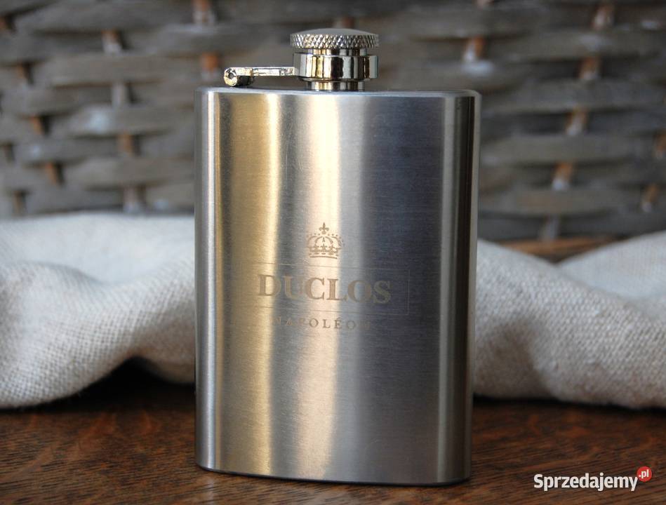 Piersiówka Duclos Napoleon stal nierdzewna 3fl 2 lubelskie