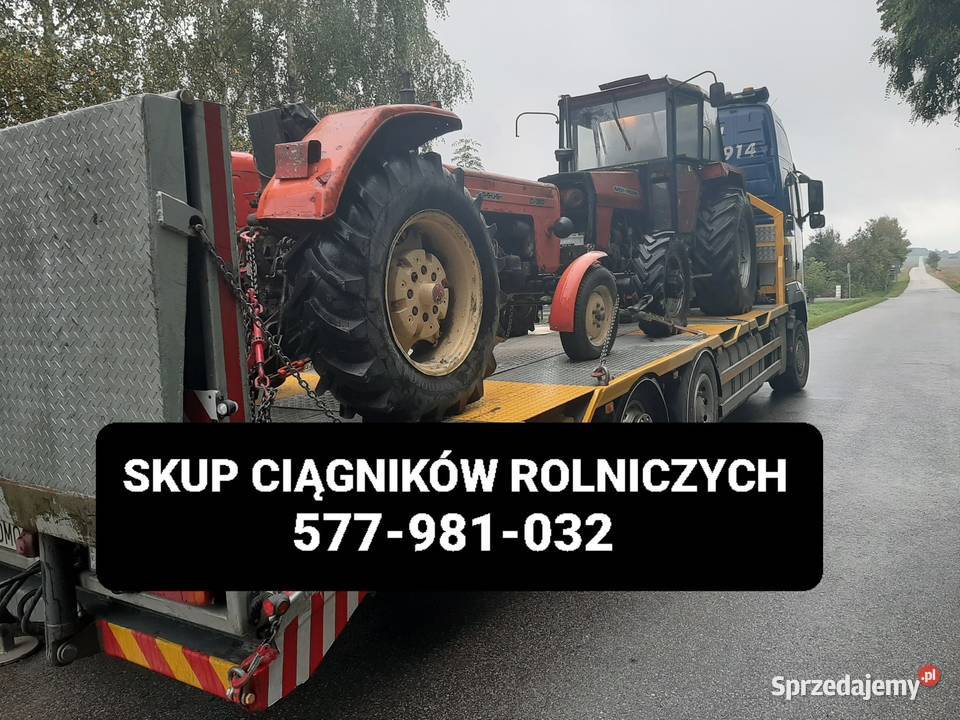 Skup uszkodzonych ciągników rolniczych ursus Myślenice