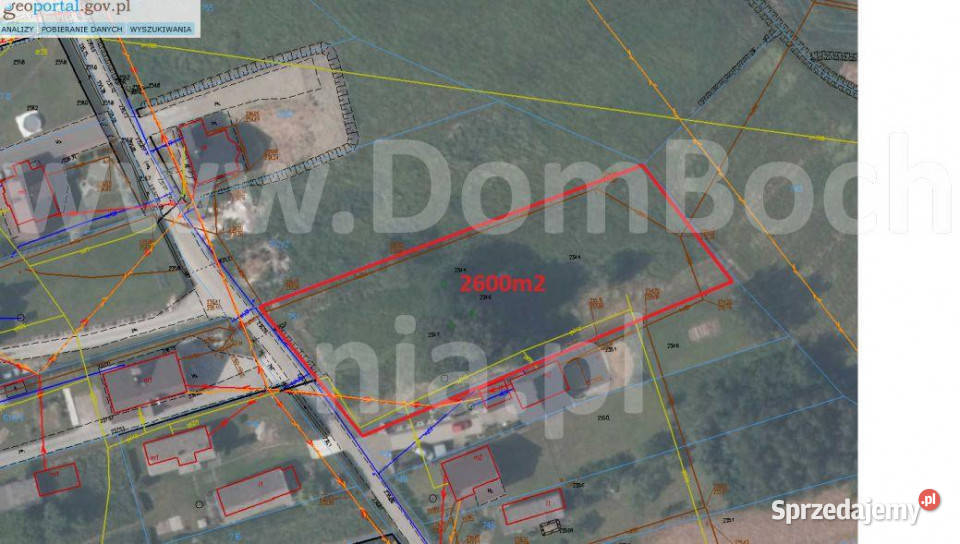 Do sprzedaży działka 2600m2 Uszew prąd małopolskie sprzedam