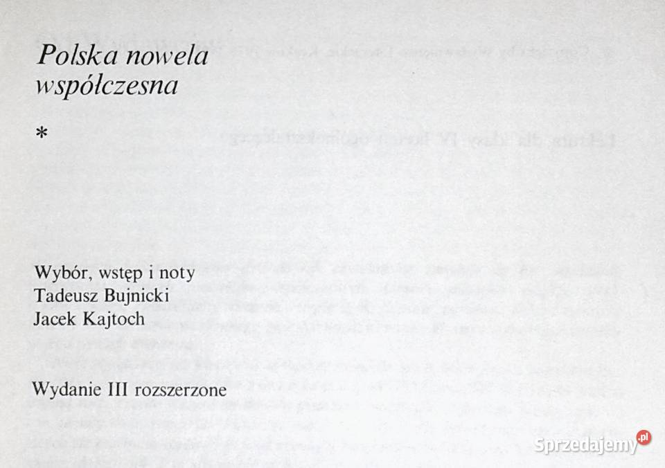 Polska nowela współczesna Tom 1 Tadeusz Bujnicki Chełm
