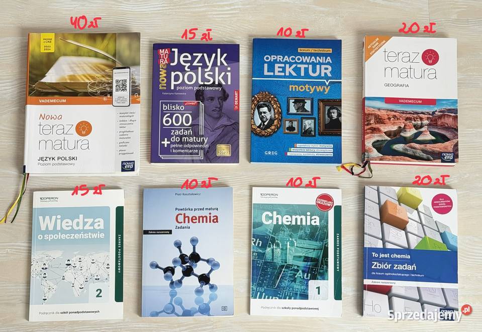 Liceum książki podręczniki zbiory zadań Nowa Era skrypt, zeszyt ćwiczeń, zbiór zadań, testów zachodniopomorskie Szczecin