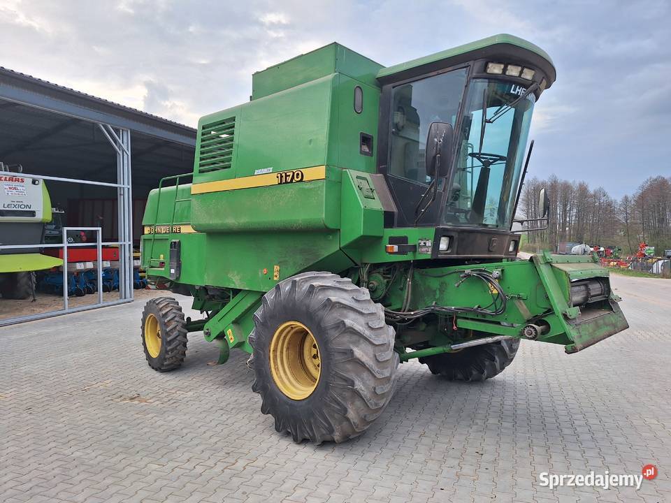 Kombajn zbożowy John deere 1170 Stan bez Łomża
