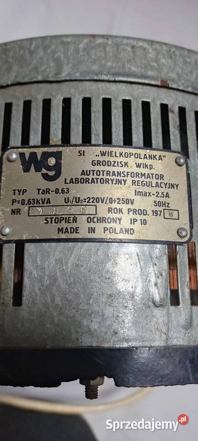 Autotransformator transfor bezpieczeństwa śląskie Gliwice
