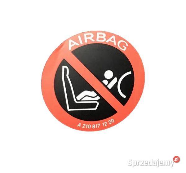 MERCEDES WIELE MODELI Naklejka AIRBAG Oryginal
