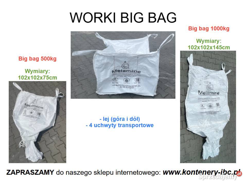 Używane worki BigBag Walichnowy sprzedam