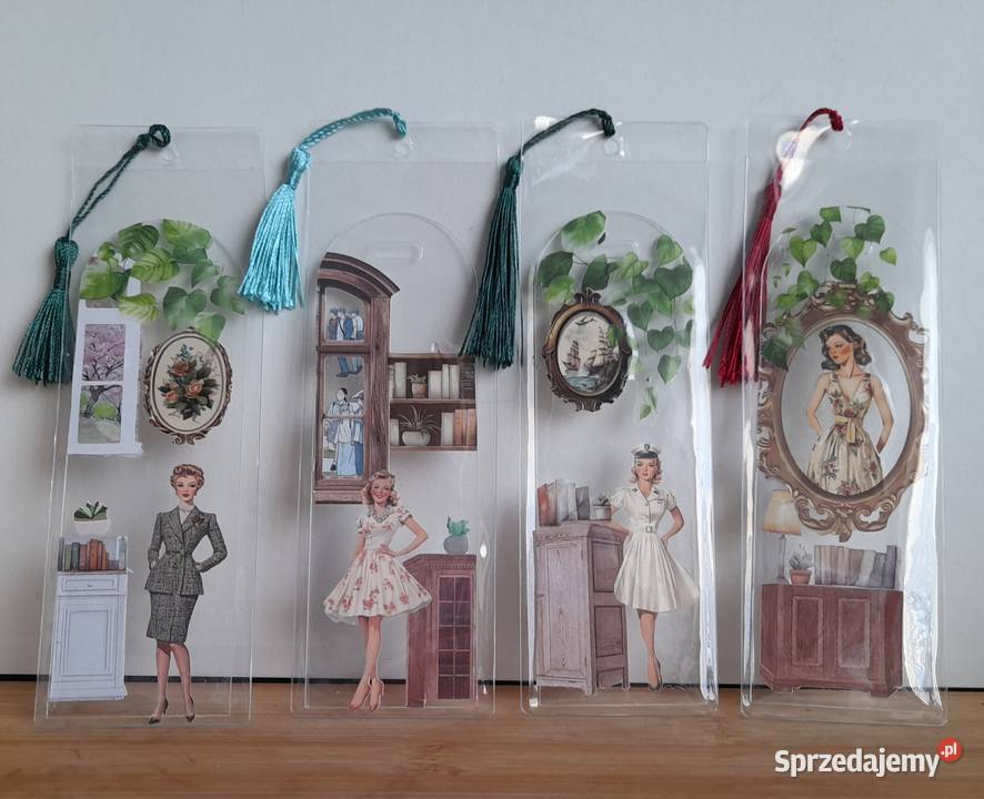 Zakładka do KsiążkiZakładki 4 sztuki 5 Hand Made Rotmanka