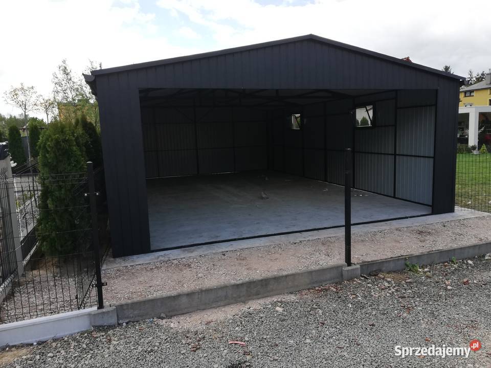 86AA Ładny Garaż Blaszany 3x6 Dach blacha