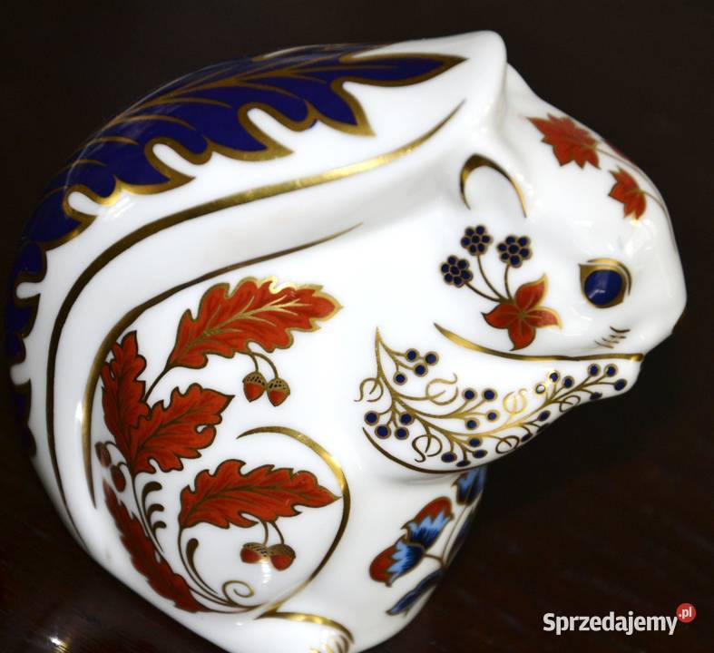 wiewiórka przycisk do papieru Royal Crown Derby Warszawa