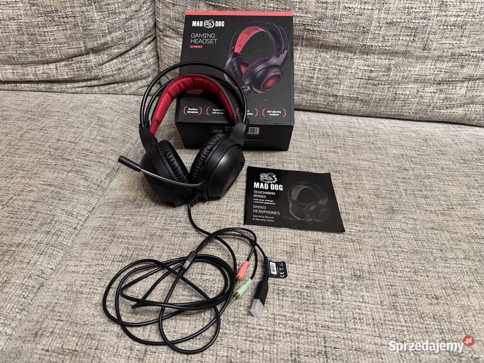 Słuchawki Gamingowe GH 003 Słuchawki i głośniki Kielce