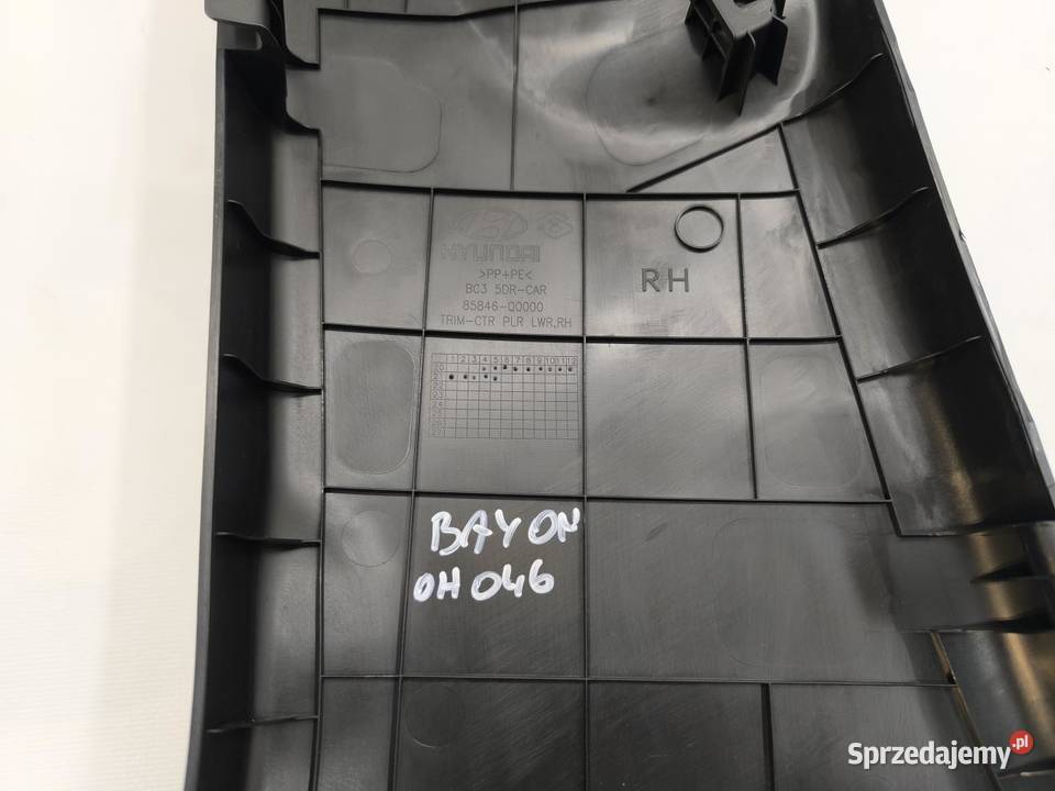 OSŁONA SŁUPKA B PRAWA HYUNDAI BAYON 85846Q0000 wielkopolskie