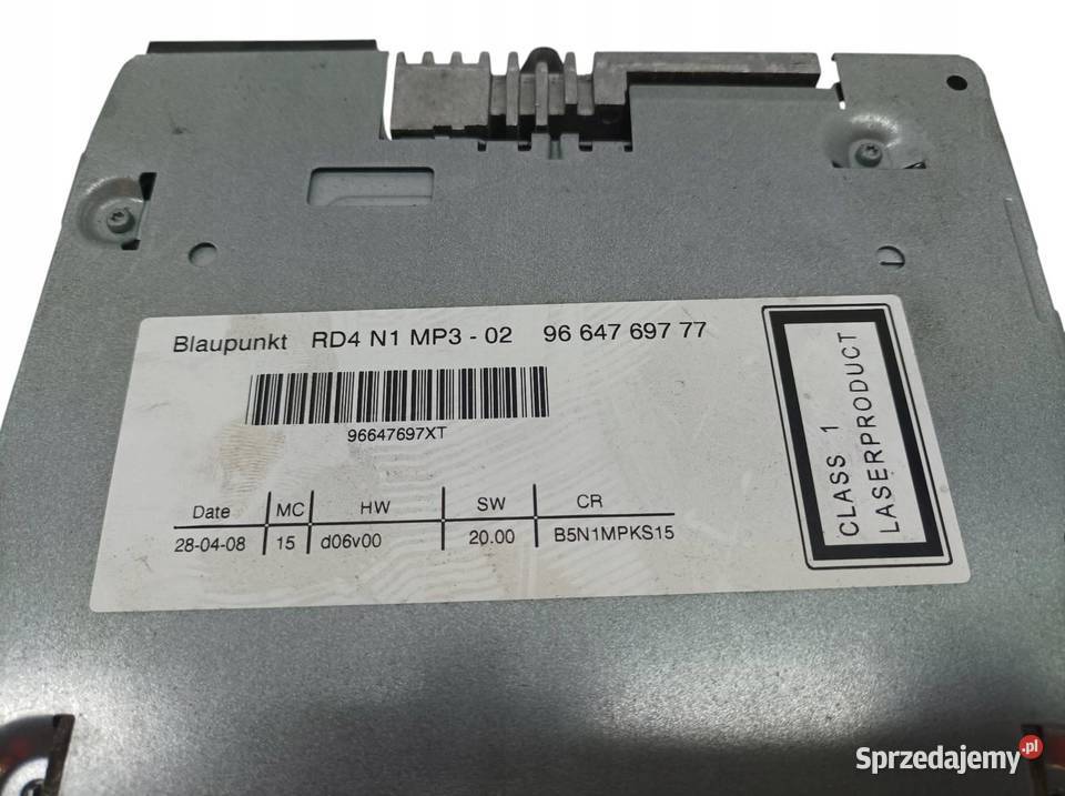RADIO 9664769777 Citroen C4 I 20042010