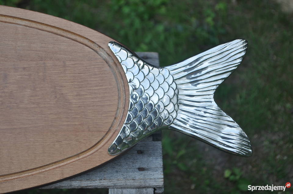 Duża drewniana deska RYBA 62x21 Warszawa sprzedam