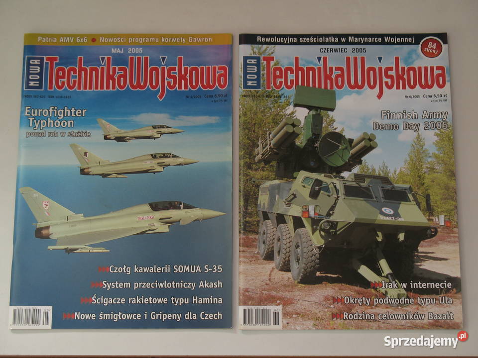 Technika Wojskowa kompletny rocznik 2005 Czasopisma Kraków