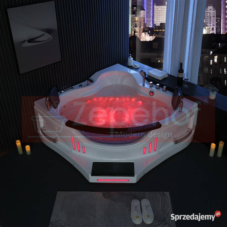 Wanna narożna z hydromasażem BS Grabówka
