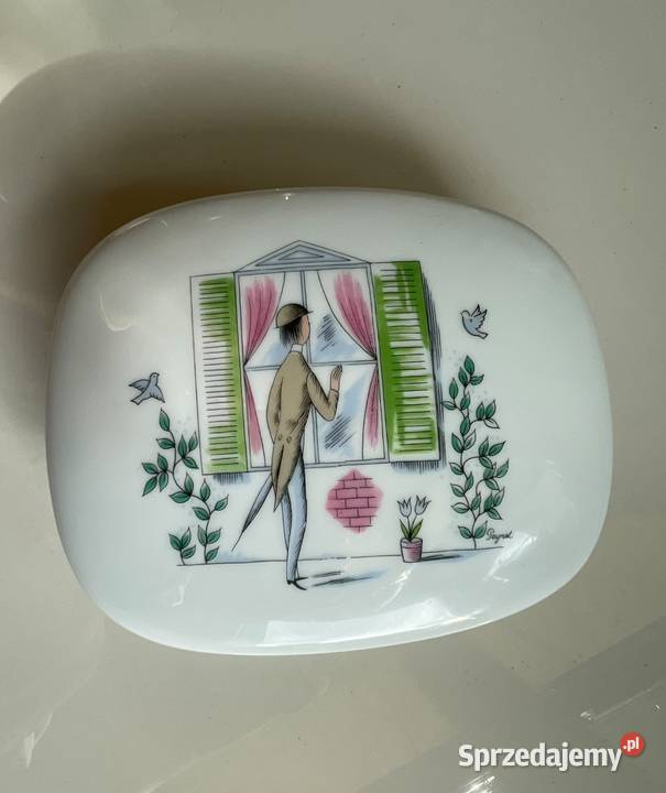 Puzderko porcelanowe mydelniczka Rosenthal Porcelana i szkło Toruń