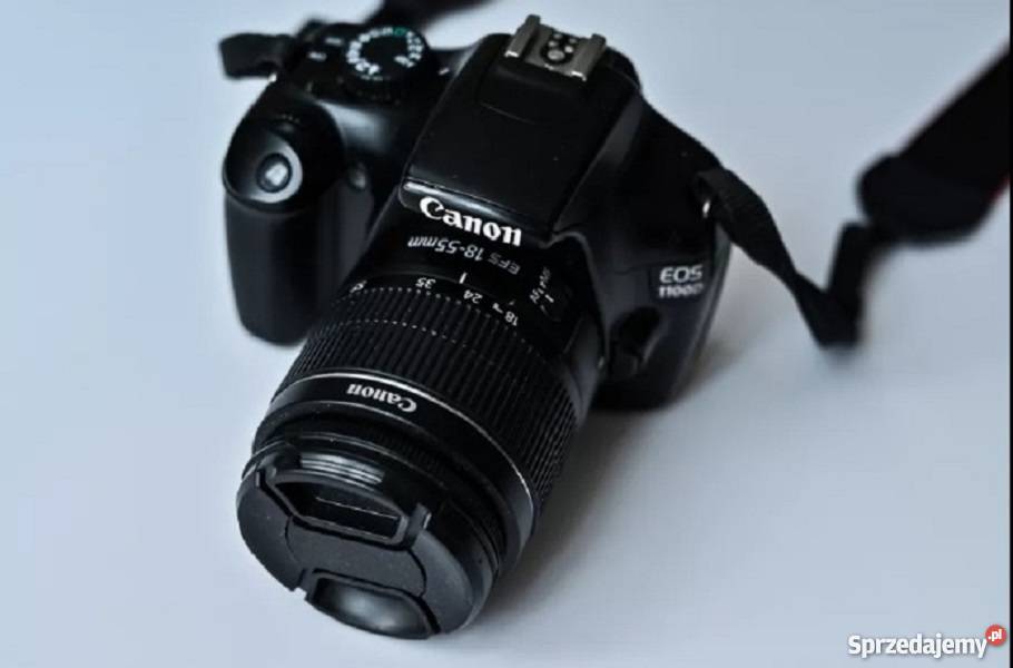 Lustrzanka cyfrowa Canon EOS 1100D obiektyw 1855 łódzkie Łódź