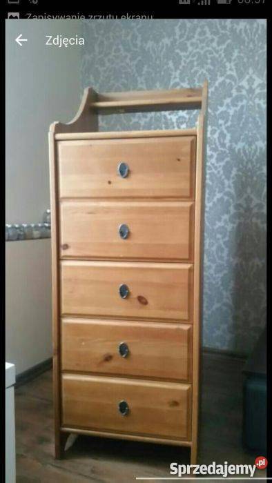 Komoda i kredens LEKSVIK IKEA 198cm śląskie Mysłowice sprzedam