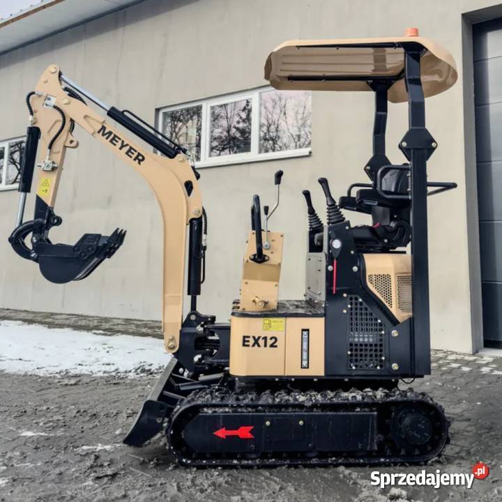 Minikoparka gąsienicowa MEYER EX12 rozsuwane Koparki Motoryzacja Zielona Góra