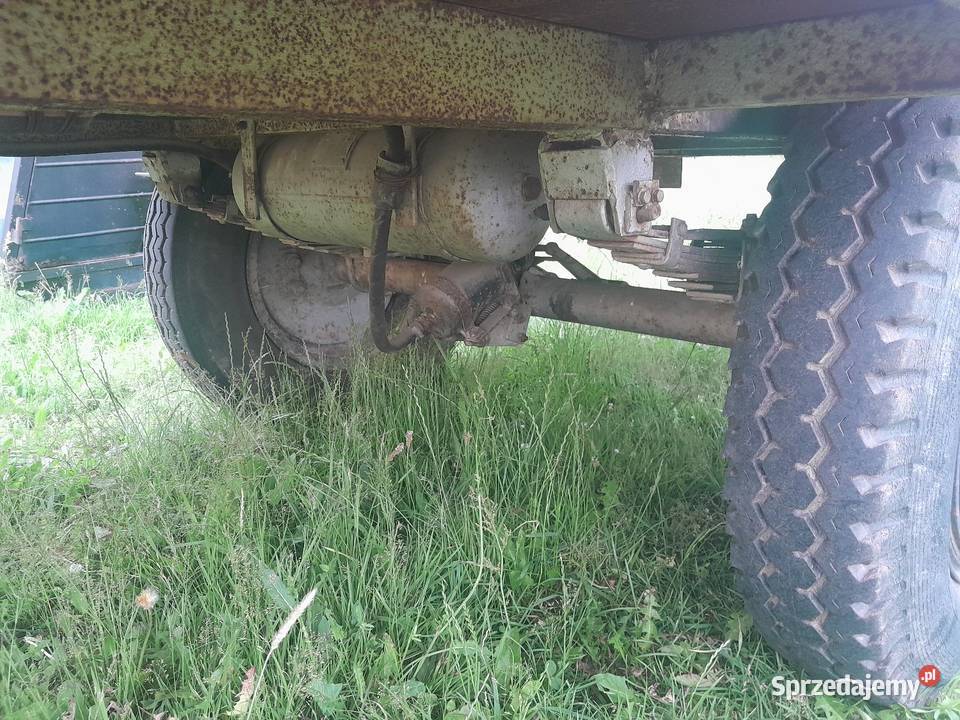 Wóz fura ciągnikiem kompletna gruby materiał Łagów
