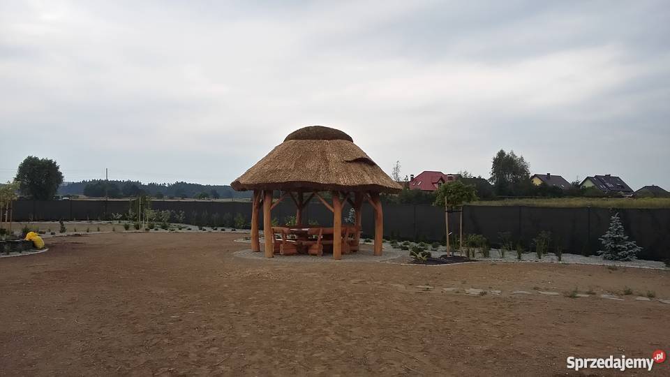 Altany huśtawki kryte trzcina strzecha Meble ogrodowe Konin