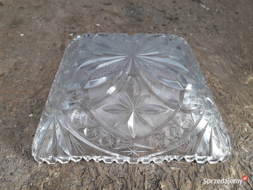 Owocarka bombonierka szkło kryształowe vintage Dom i Ogród Warszawa