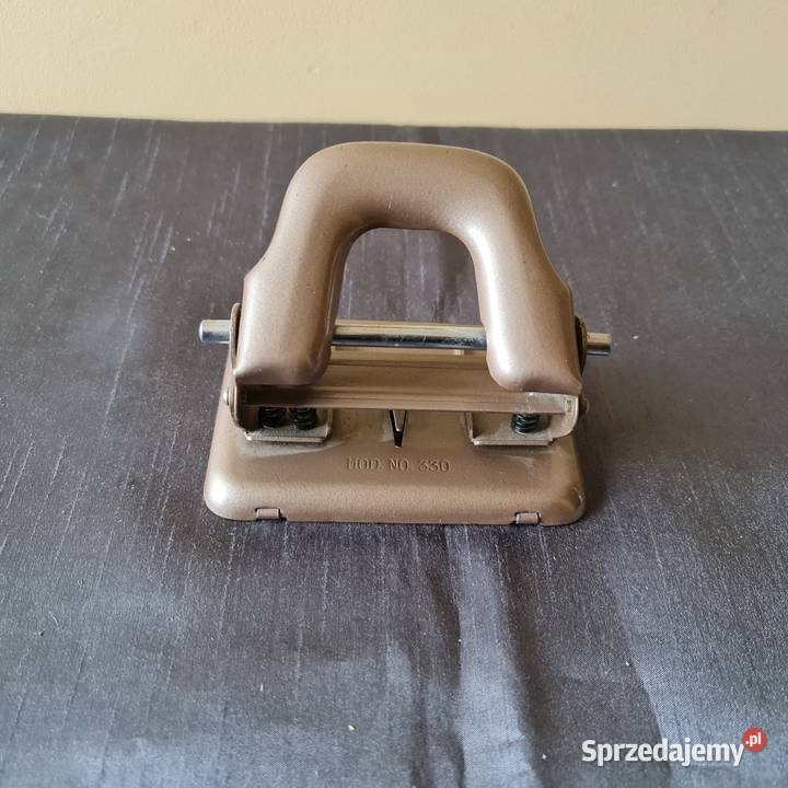 Stary dziurkacz biurowy PRL Warszawa