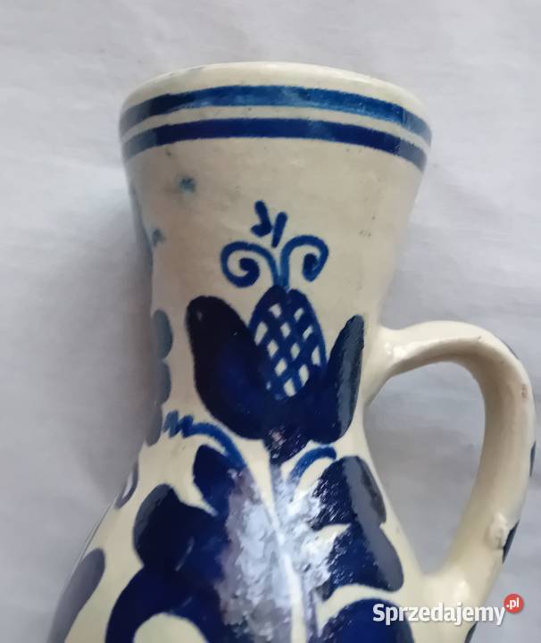 Ceramiczny dzbanek ręcznie zdobiony Korond Koźminek