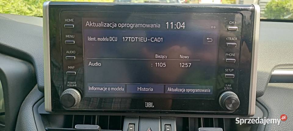 Toyota aktywacja Android Auto i Apple CarPlay łódzkie Aleksandrów Łódzki