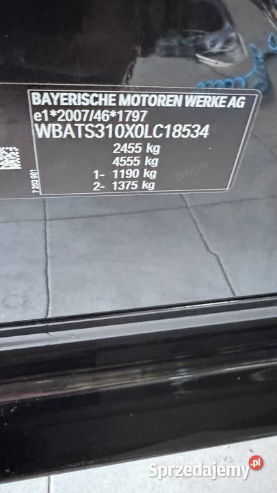BMW X3 G01 XDrive nieuszkodzony Tomaszów Mazowiecki sprzedam