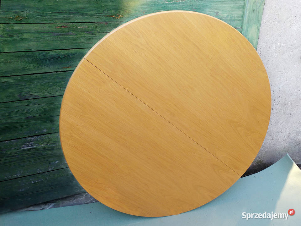 Stół okrągły rozsuwany drewniany Wrocław