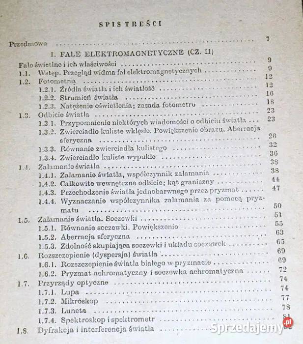 Fizyka 4 LO LZ i technik M Massalska J Massalski Chełm sprzedam