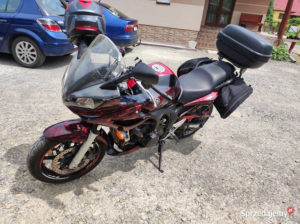 Yamaha Fz6 zadbany niski przebieg unikalne łańcuch Motoryzacja Dębno