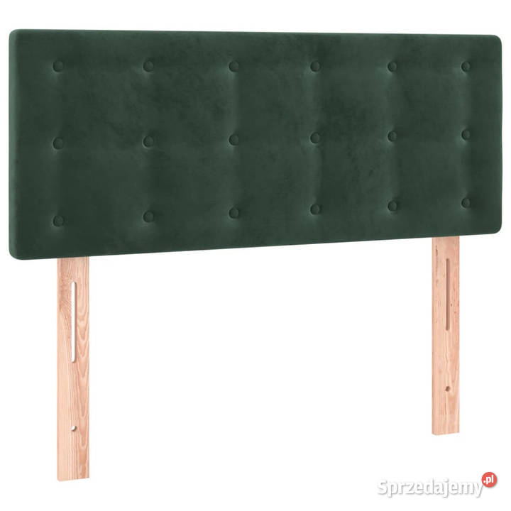 Zagłówek do łóżka z LED ciemnozielony 100x5x7888 Warszawa sprzedam