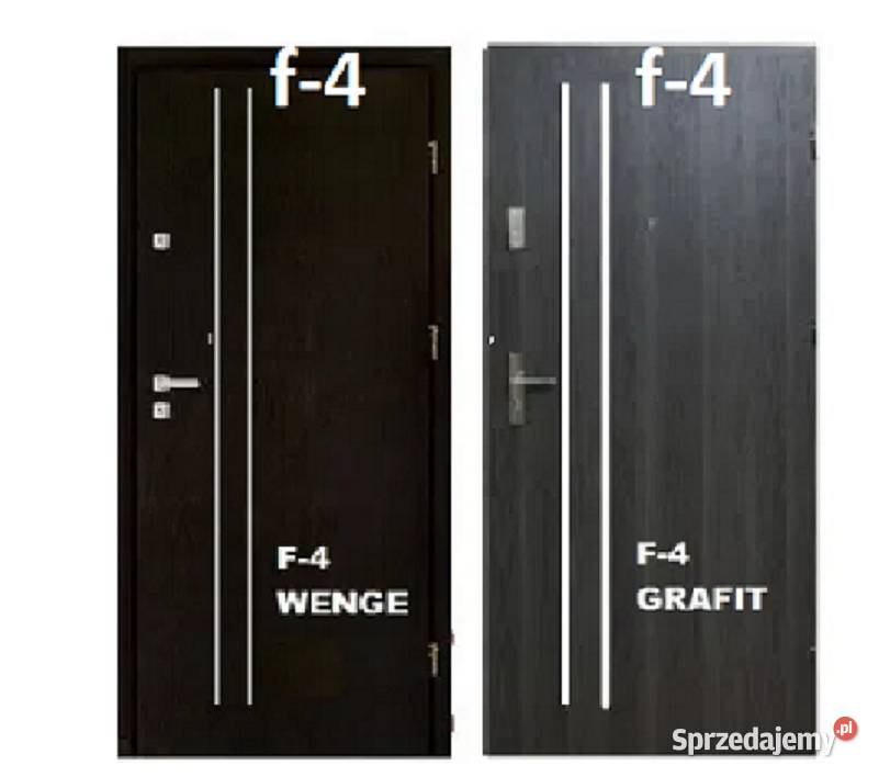 Drzwi z montażem ZEWNĘTRZNE wejściowe